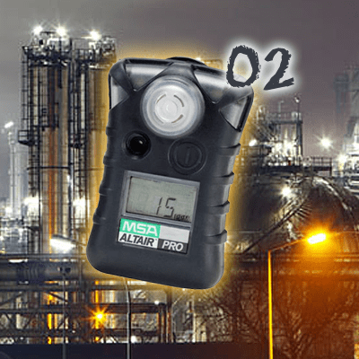 PFI SAT - Détecteur jetable monogaz MSA Altair O2 oxygène