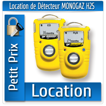 Location detecteur fuite de gaz