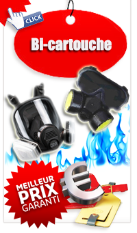 Appareil de protection respiratoire bi-cartouche