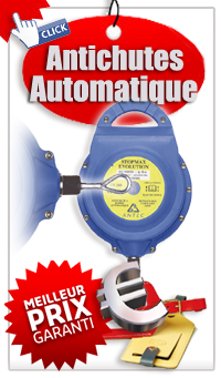 Antichutes à rappel automatique - stop chute automatique autobloquant