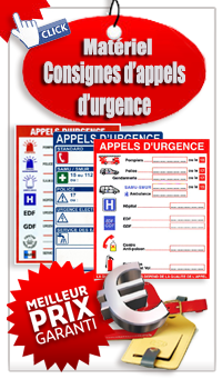 Catalogue Consignes appels urgence