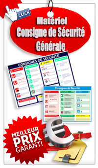 Catalogue Consigne de sécurité incendie générale